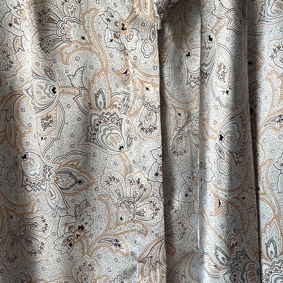 Vintage Worthington floral long sleeve button down blouse with wrap collar - Picture 2 of 6